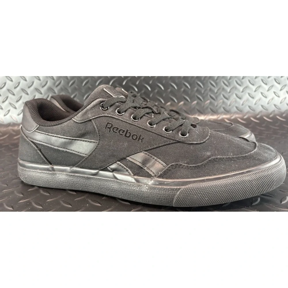 Reebok Galaxy Men's Black Low Top Sneakers Size 12 - Picture 2 of 7